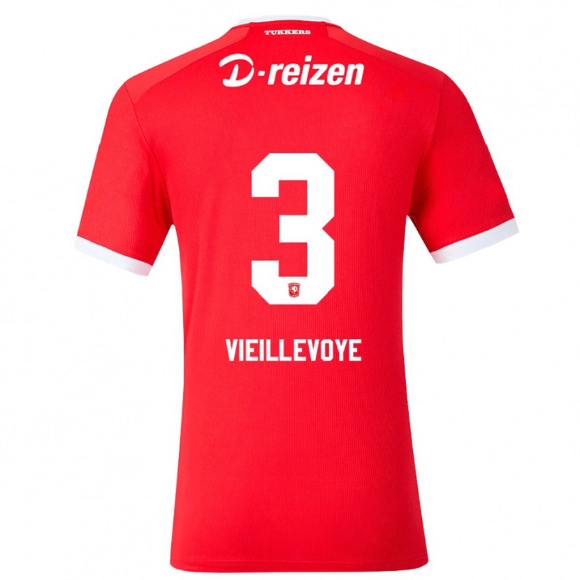 Danxen Damen Luka Vieillevoye #3 Rot Weiß Heimtrikot Trikot 2026/27 T-Shirt Österreich