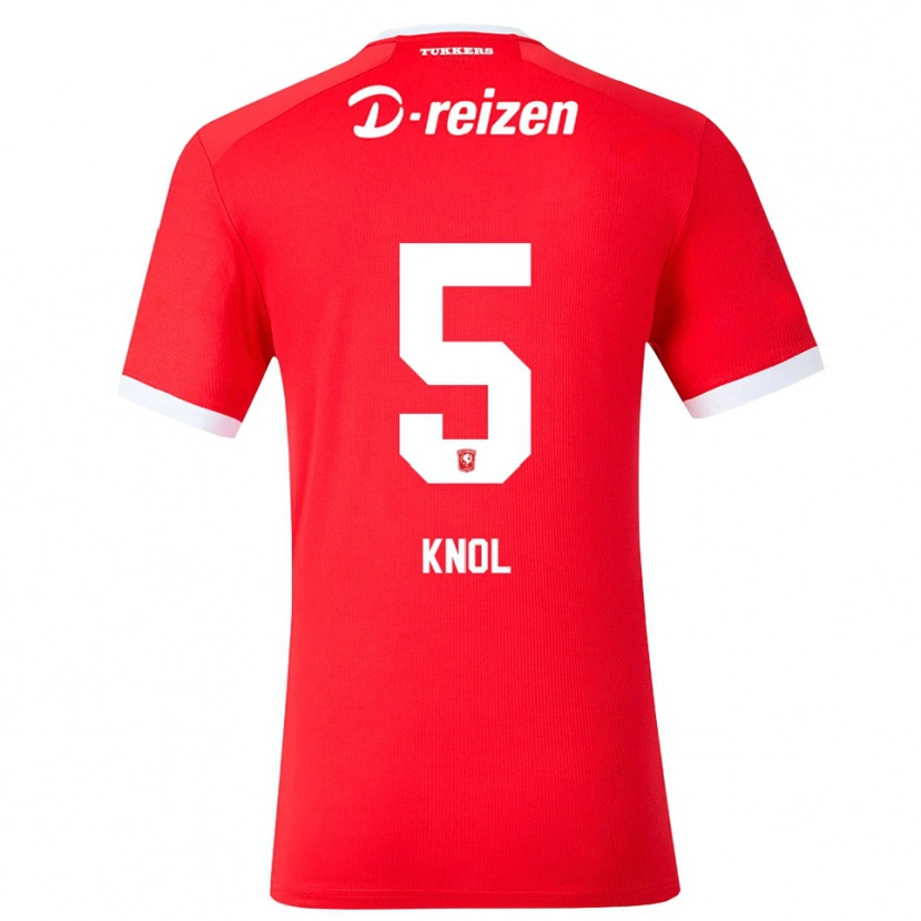 Danxen Damen Anna Knol #5 Rot Weiß Heimtrikot Trikot 2026/27 T-Shirt Österreich