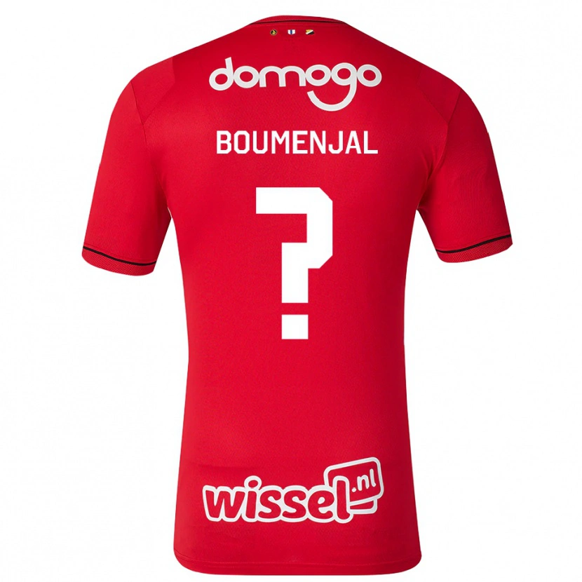 Danxen Damen Achraf Boumenjal #0 Rot Weiß Schwarz Heimtrikot Trikot 2026/27 T-Shirt Österreich