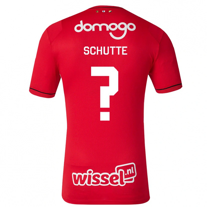 Danxen Damen Olivier Schutte #0 Rot Weiß Schwarz Heimtrikot Trikot 2026/27 T-Shirt Österreich