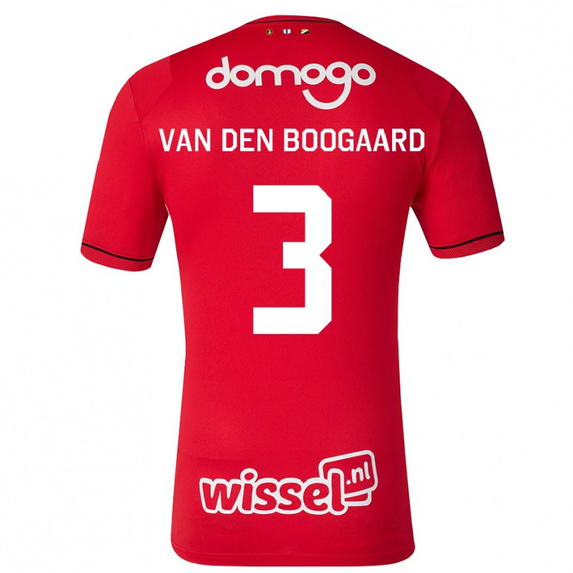 Danxen Damen Brian Van Den Boogaard #3 Rot Weiß Schwarz Heimtrikot Trikot 2026/27 T-Shirt Österreich