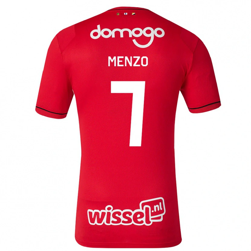 Danxen Damen Björn Menzo #7 Rot Weiß Schwarz Heimtrikot Trikot 2026/27 T-Shirt Österreich