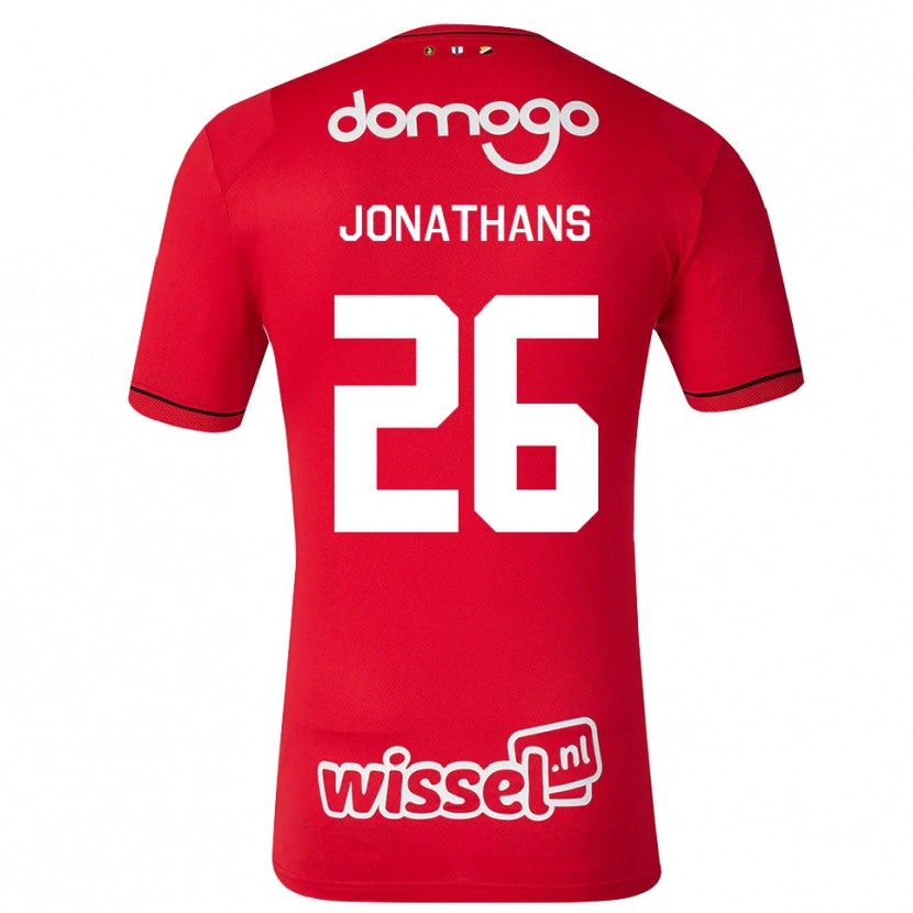 Danxen Damen Miliano Jonathans #26 Rot Weiß Schwarz Heimtrikot Trikot 2026/27 T-Shirt Österreich
