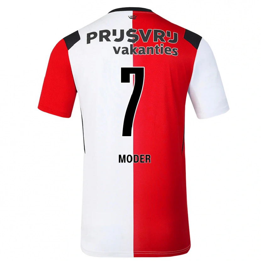 Danxen Damen Jakub Moder #7 Rot Weiß Schwarz Heimtrikot Trikot 2026/27 T-Shirt Österreich