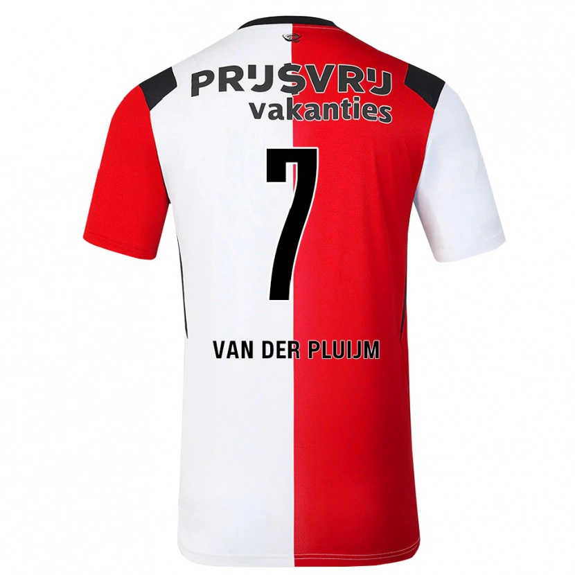 Danxen Damen Marvin Van Der Pluijm #7 Rot Weiß Schwarz Heimtrikot Trikot 2026/27 T-Shirt Österreich