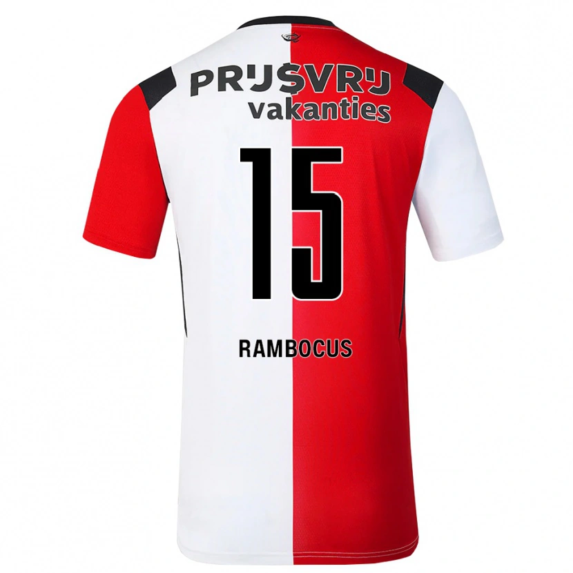 Danxen Damen Diego Rambocus #15 Rot Weiß Schwarz Heimtrikot Trikot 2026/27 T-Shirt Österreich