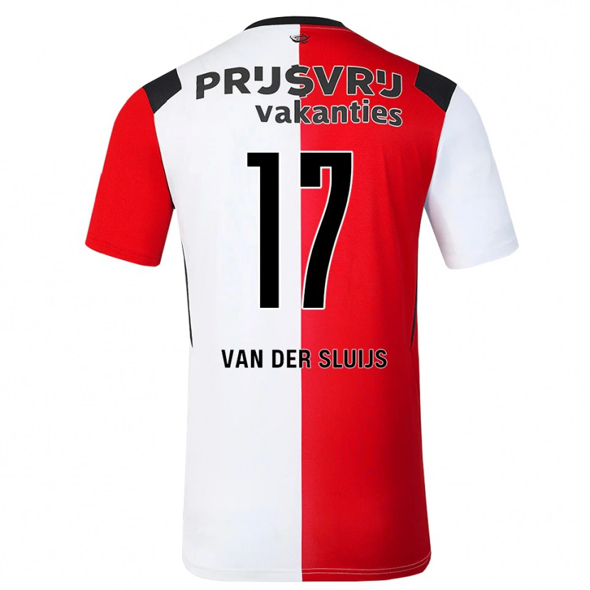 Danxen Damen Noëlle Van Der Sluijs #17 Rot Weiß Schwarz Heimtrikot Trikot 2026/27 T-Shirt Österreich