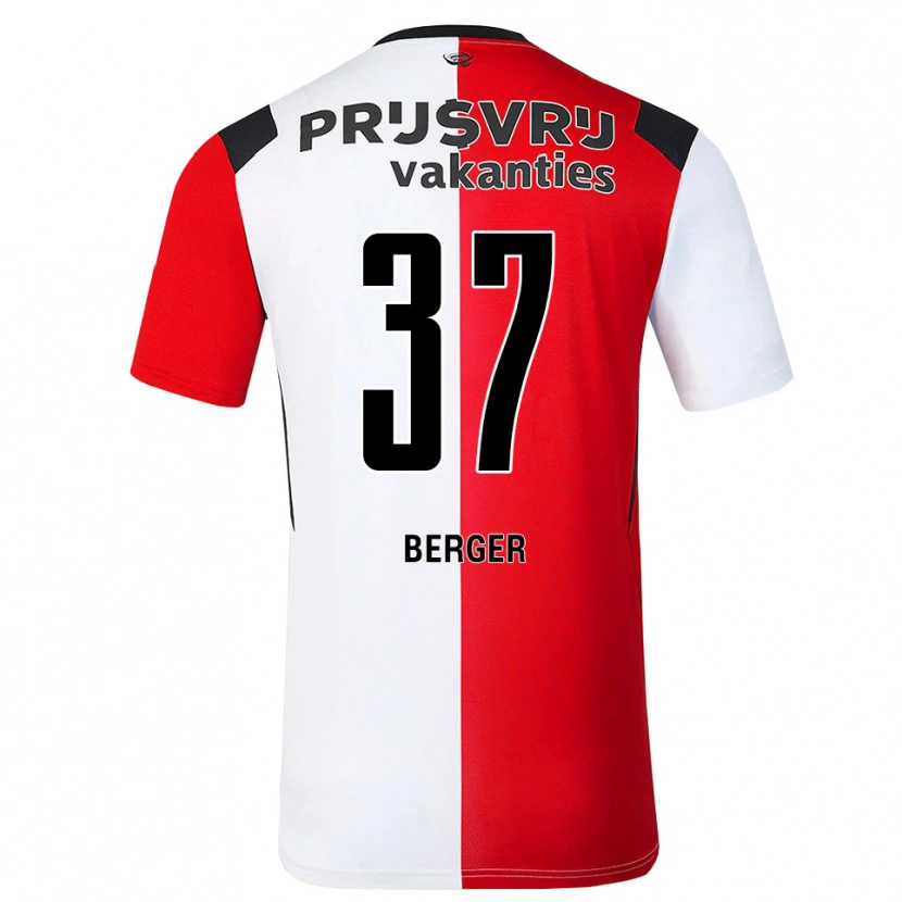 Danxen Damen Mannou Berger #37 Rot Weiß Schwarz Heimtrikot Trikot 2026/27 T-Shirt Österreich