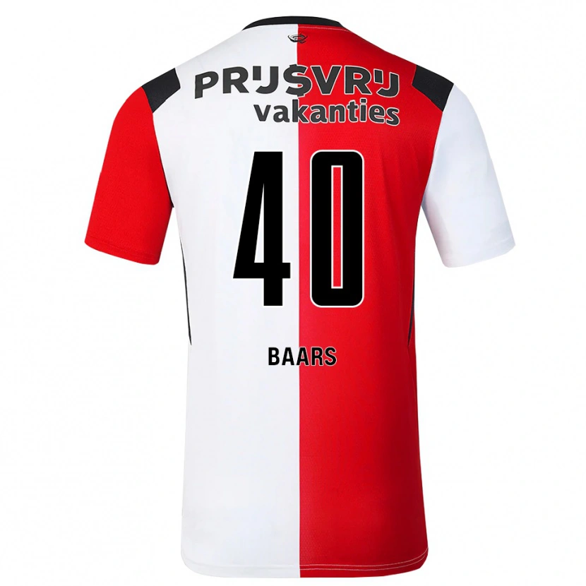 Danxen Damen Guus Baars #40 Rot Weiß Schwarz Heimtrikot Trikot 2026/27 T-Shirt Österreich