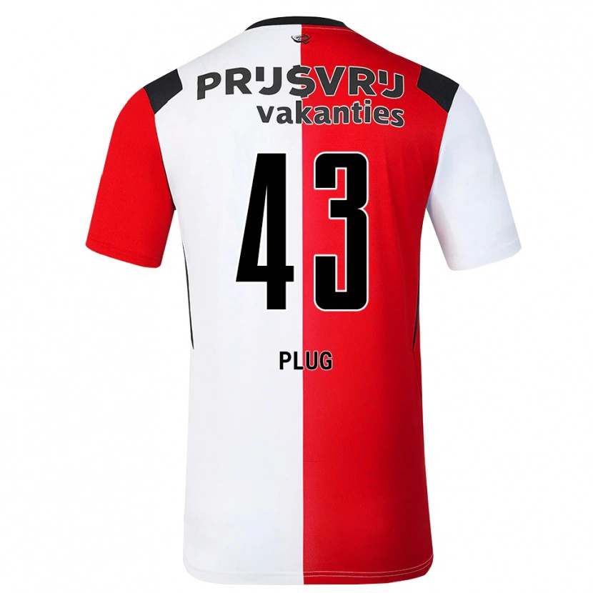 Danxen Damen Jan Plug #43 Rot Weiß Schwarz Heimtrikot Trikot 2026/27 T-Shirt Österreich
