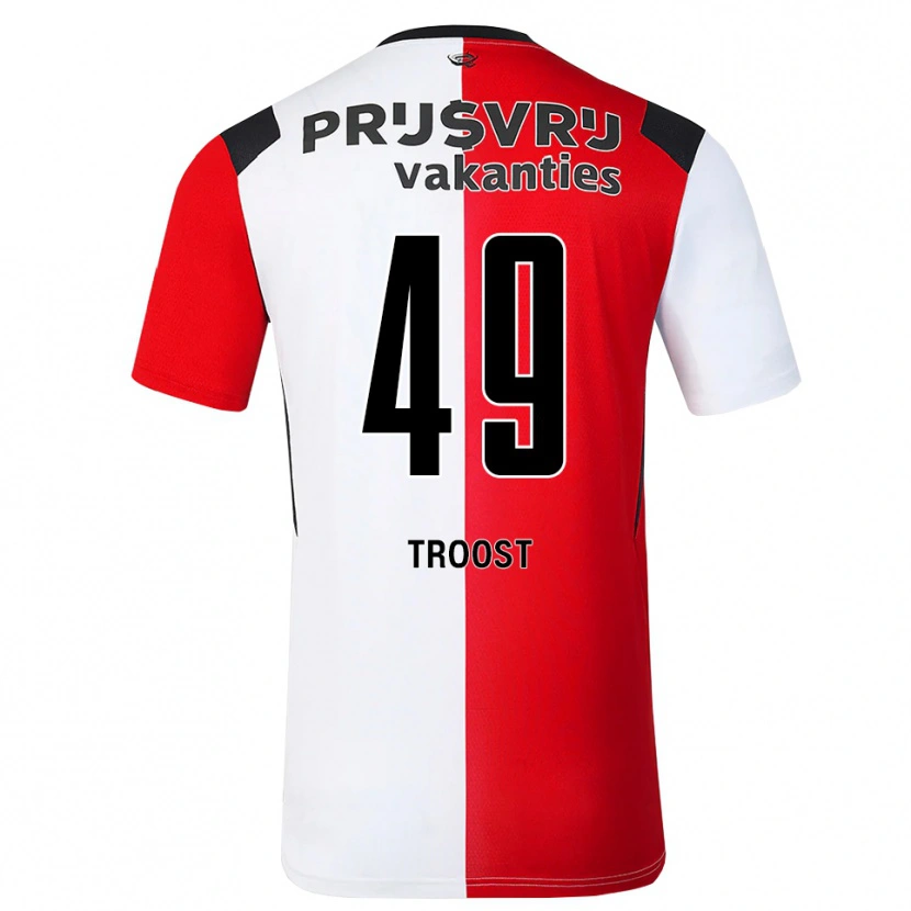 Danxen Damen Tein Troost #49 Rot Weiß Schwarz Heimtrikot Trikot 2026/27 T-Shirt Österreich