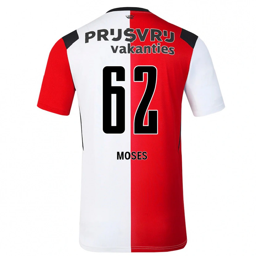 Danxen Damen Troy Moses #62 Rot Weiß Schwarz Heimtrikot Trikot 2026/27 T-Shirt Österreich