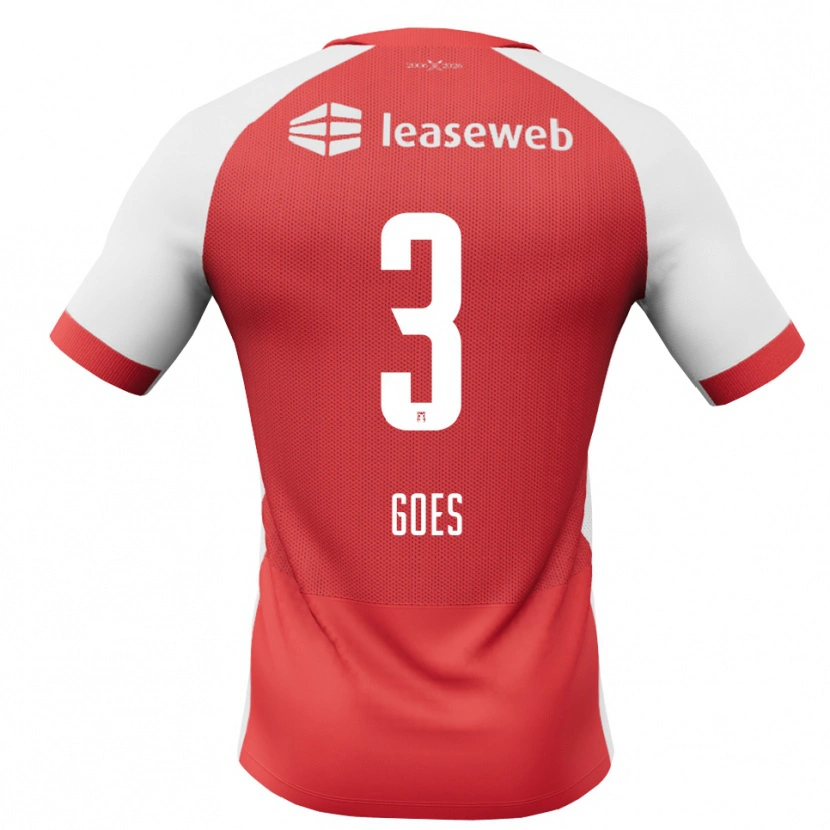 Danxen Damen Wouter Goes #3 Rot Weiß Schwarz Heimtrikot Trikot 2026/27 T-Shirt Österreich