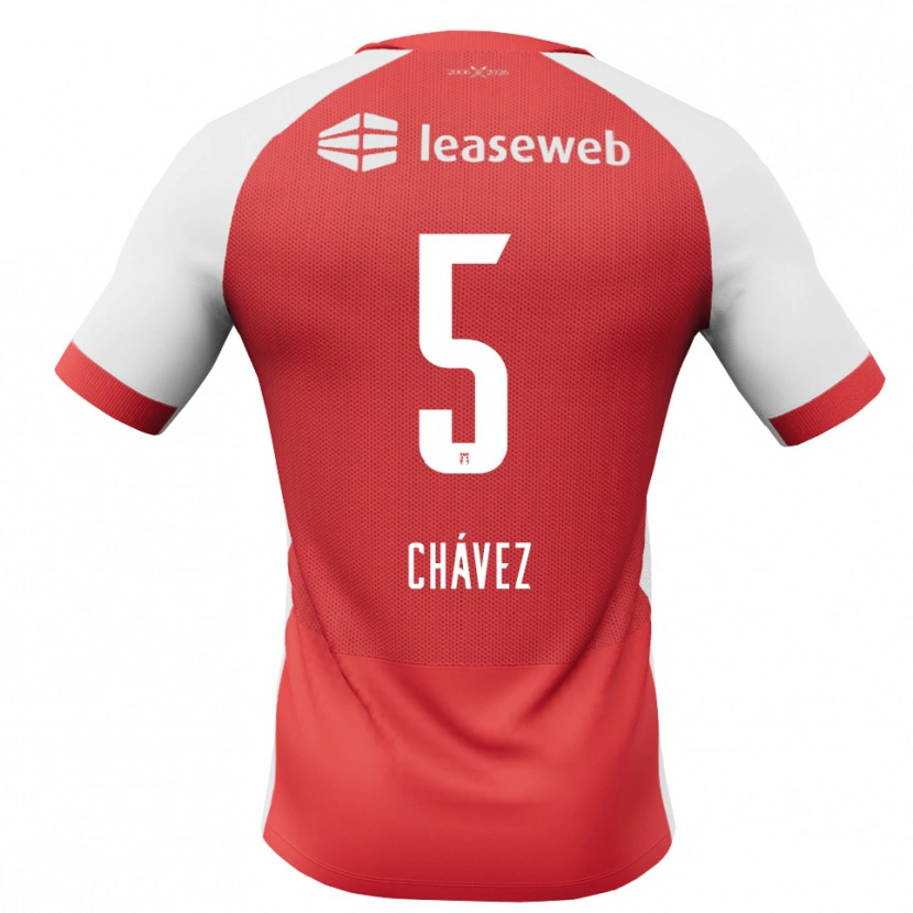 Danxen Damen Mateo Chávez #5 Rot Weiß Schwarz Heimtrikot Trikot 2026/27 T-Shirt Österreich