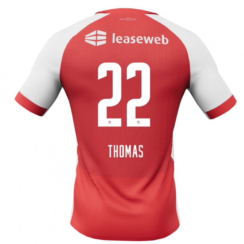 Danxen Damen Kealyn Thomas #22 Rot Weiß Schwarz Heimtrikot Trikot 2026/27 T-Shirt Österreich