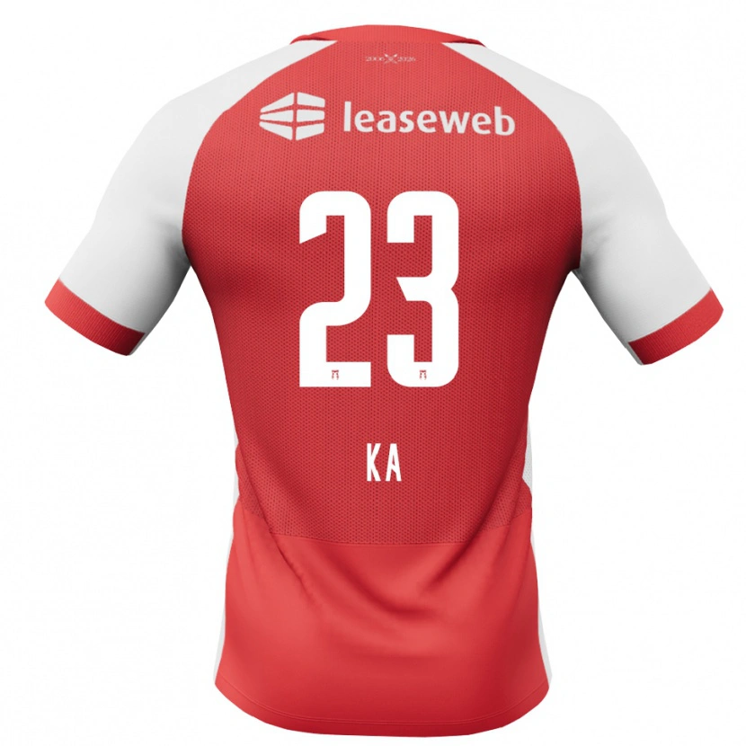 Danxen Damen Ismail Ka #23 Rot Weiß Schwarz Heimtrikot Trikot 2026/27 T-Shirt Österreich