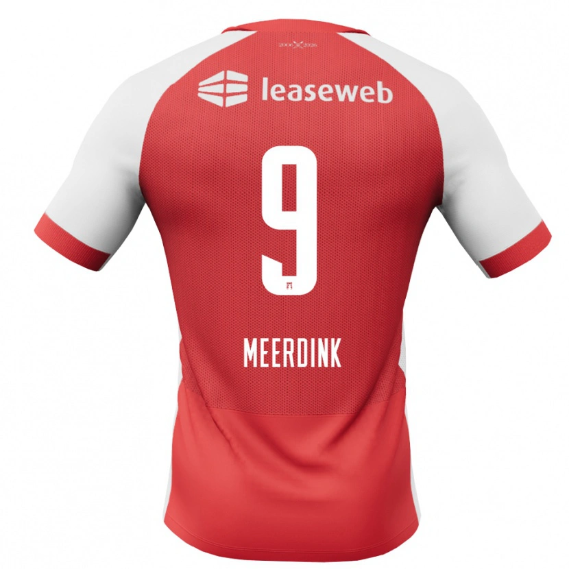 Danxen Damen Mexx Meerdink #9 Rot Weiß Schwarz Heimtrikot Trikot 2026/27 T-Shirt Österreich