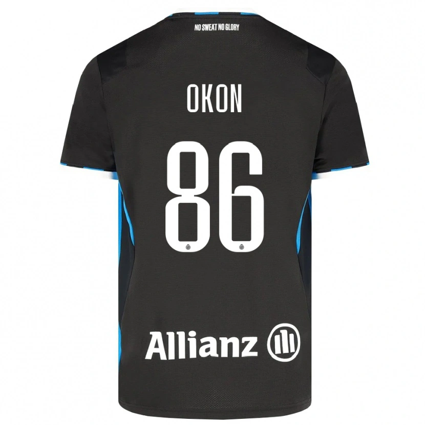 Danxen Damen Gianluca Okon-Engstler #86 Schwarz Rot Blau Heimtrikot Trikot 2026/27 T-Shirt Österreich