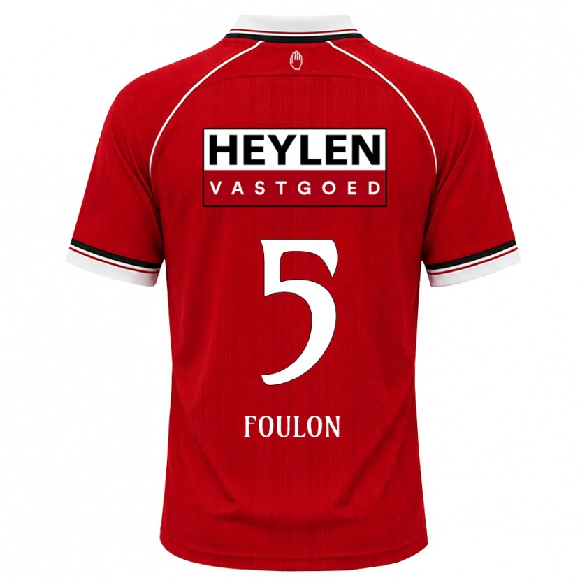 Danxen Damen Daam Foulon #5 Rot Weiß Schwarz Heimtrikot Trikot 2026/27 T-Shirt Österreich
