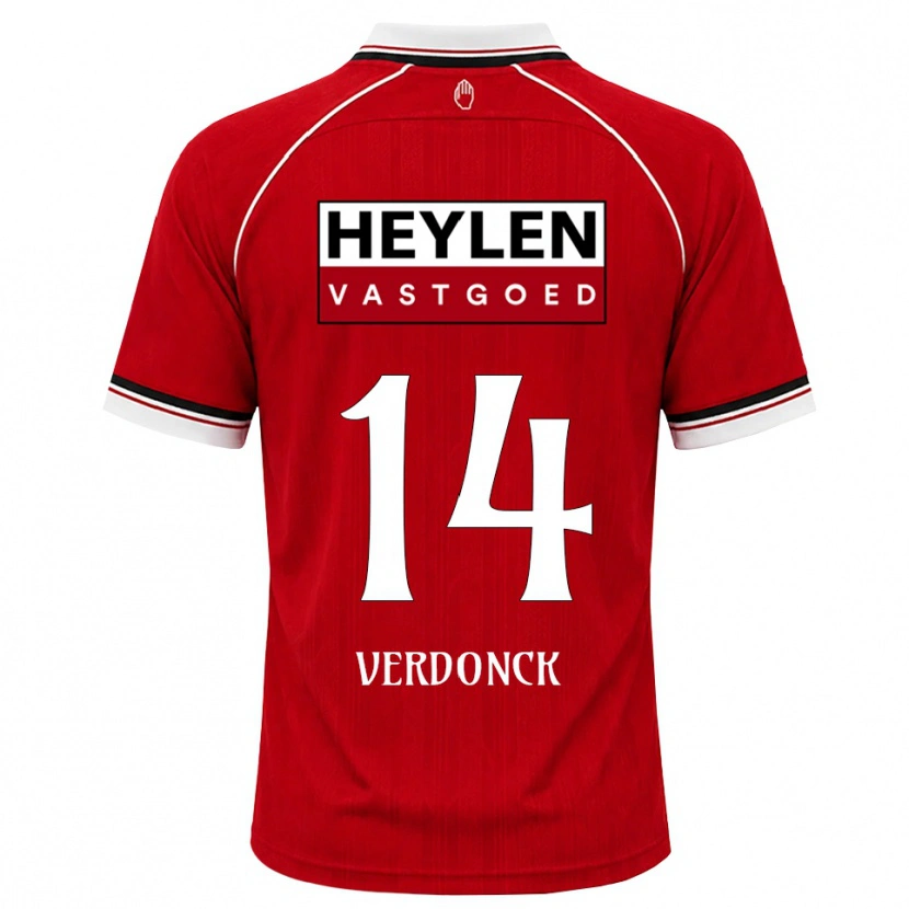 Danxen Damen Dries Verdonck #14 Rot Weiß Schwarz Heimtrikot Trikot 2026/27 T-Shirt Österreich