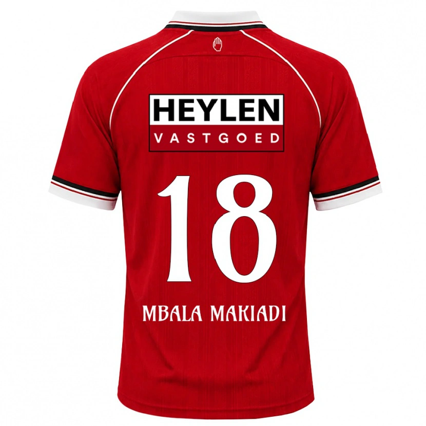 Danxen Damen Ravi Mbala #18 Rot Weiß Schwarz Heimtrikot Trikot 2026/27 T-Shirt Österreich
