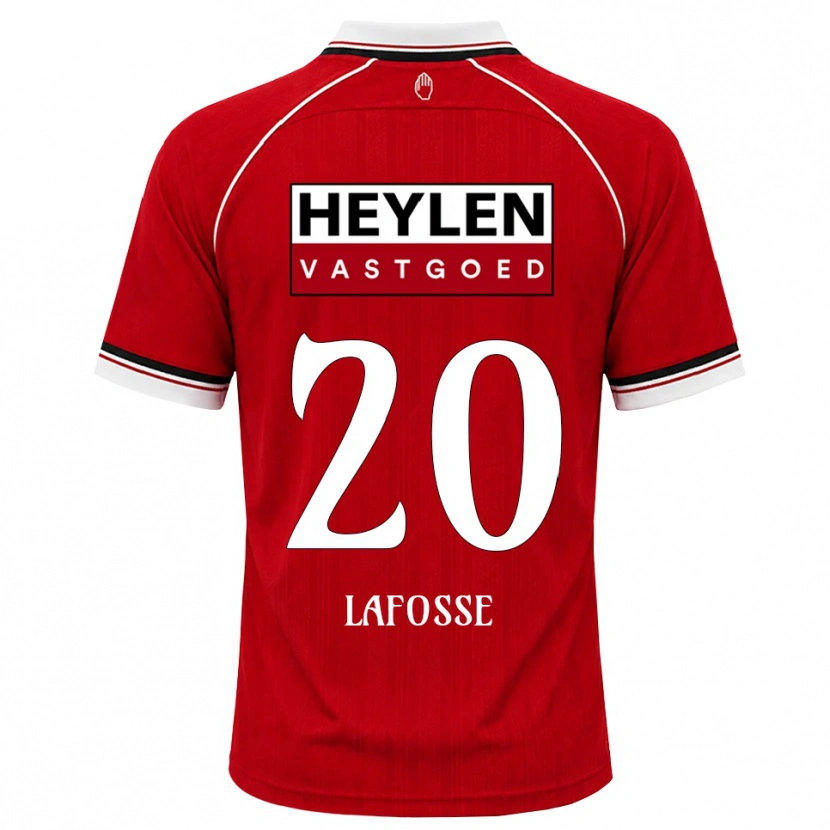 Danxen Damen Jarne Lafosse #20 Rot Weiß Schwarz Heimtrikot Trikot 2026/27 T-Shirt Österreich