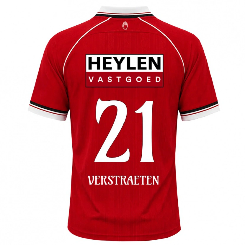 Danxen Damen Andreas Verstraeten #21 Rot Weiß Schwarz Heimtrikot Trikot 2026/27 T-Shirt Österreich