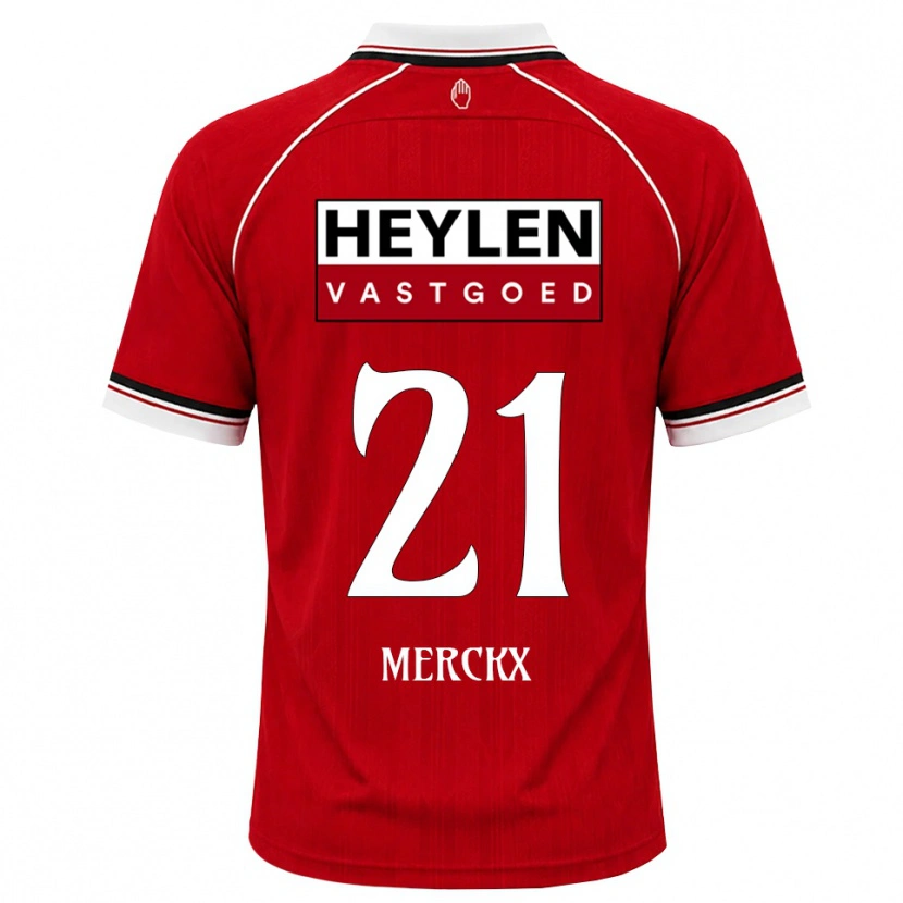 Danxen Damen Matti Merckx #21 Rot Weiß Schwarz Heimtrikot Trikot 2026/27 T-Shirt Österreich