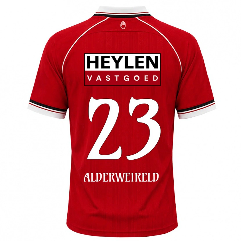Danxen Damen Toby Alderweireld #23 Rot Weiß Schwarz Heimtrikot Trikot 2026/27 T-Shirt Österreich