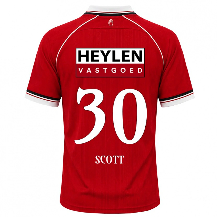 Danxen Damen Christopher Scott #30 Rot Weiß Schwarz Heimtrikot Trikot 2026/27 T-Shirt Österreich