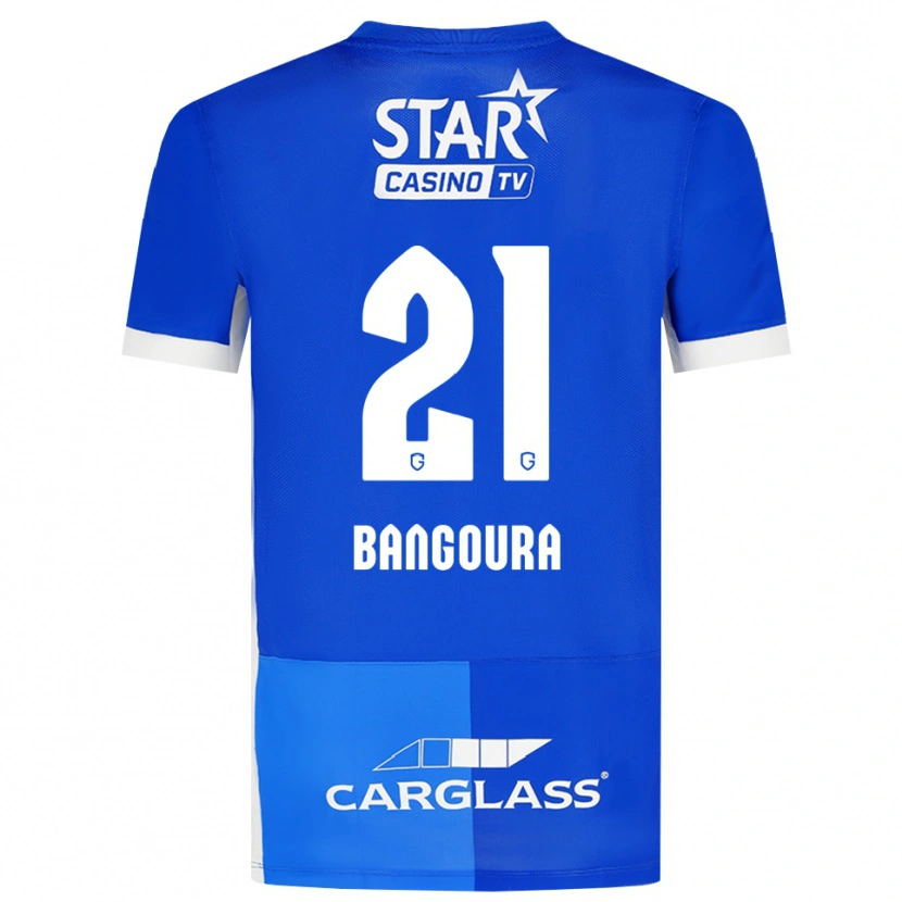 Danxen Damen Ibrahima Sory Bangoura #21 Mittelblau Königlichblau Weiß Heimtrikot Trikot 2026/27 T-Shirt Österreich