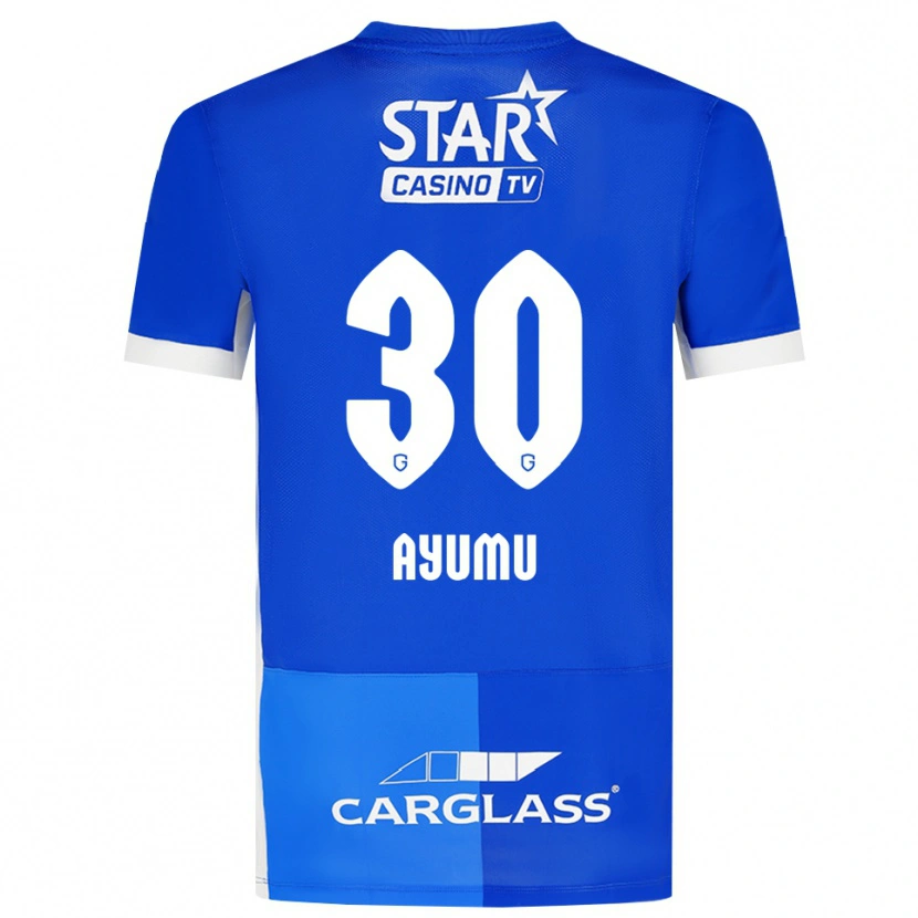 Danxen Damen Ayumu Yokoyama #30 Mittelblau Königlichblau Weiß Heimtrikot Trikot 2026/27 T-Shirt Österreich