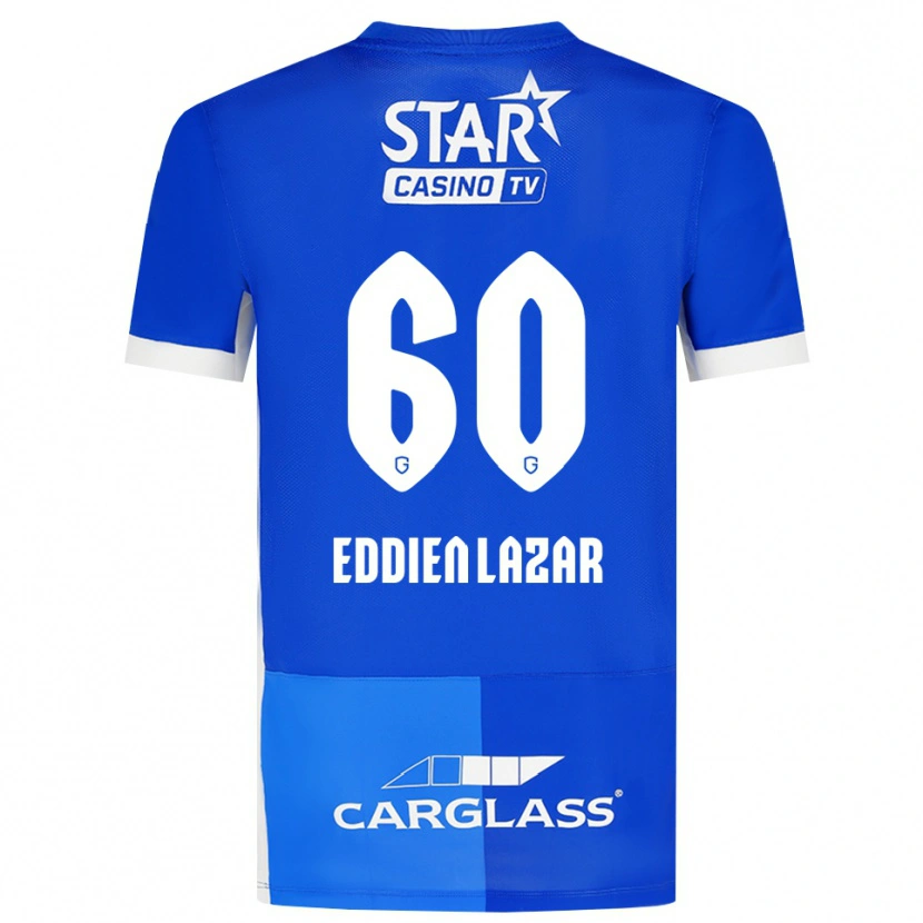 Danxen Damen Saif Eddien Lazar #60 Mittelblau Königlichblau Weiß Heimtrikot Trikot 2026/27 T-Shirt Österreich