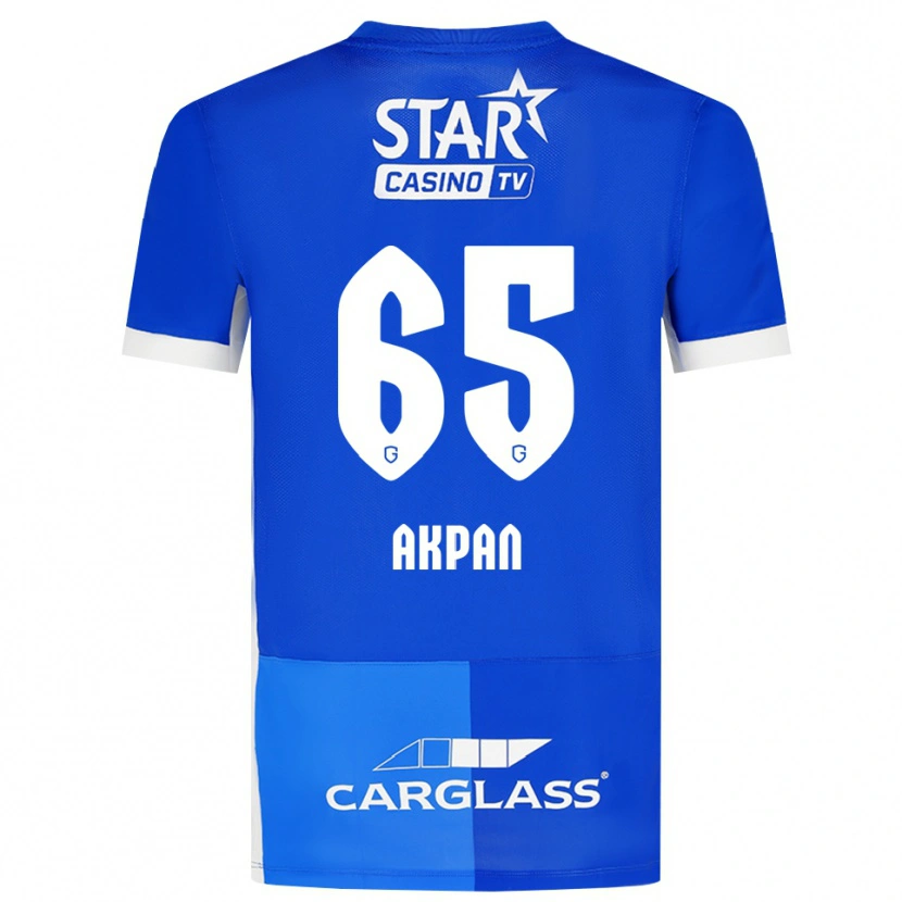 Danxen Damen Christian Akpan #65 Mittelblau Königlichblau Weiß Heimtrikot Trikot 2026/27 T-Shirt Österreich