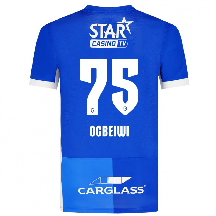 Danxen Damen Precious Ogbeiwi #75 Mittelblau Königlichblau Weiß Heimtrikot Trikot 2026/27 T-Shirt Österreich
