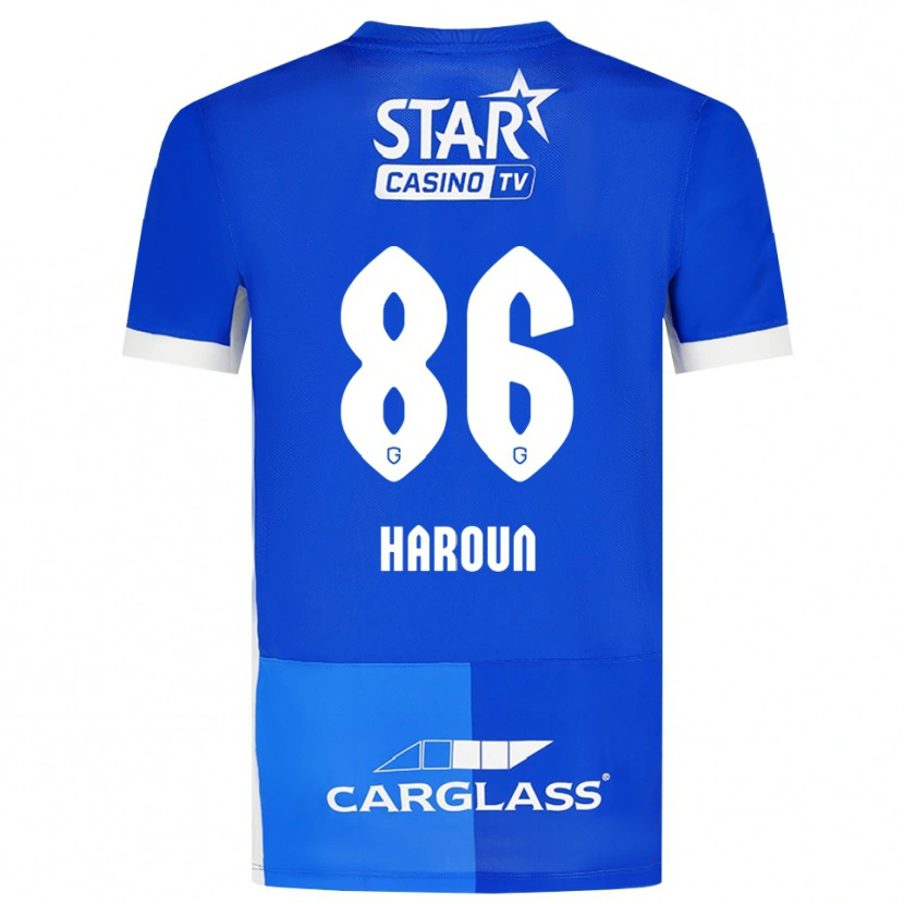 Danxen Damen Kenan Haroun #86 Mittelblau Königlichblau Weiß Heimtrikot Trikot 2026/27 T-Shirt Österreich