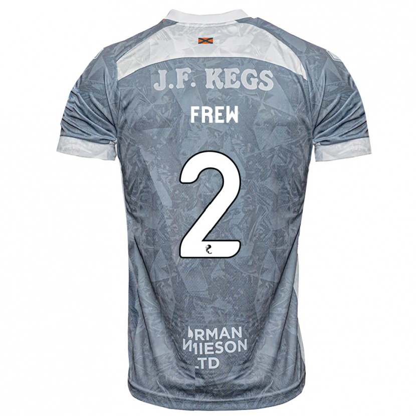 Danxen Damen Katie Frew #2 Hellgrau Auswärtstrikot Trikot 2026/27 T-Shirt Österreich
