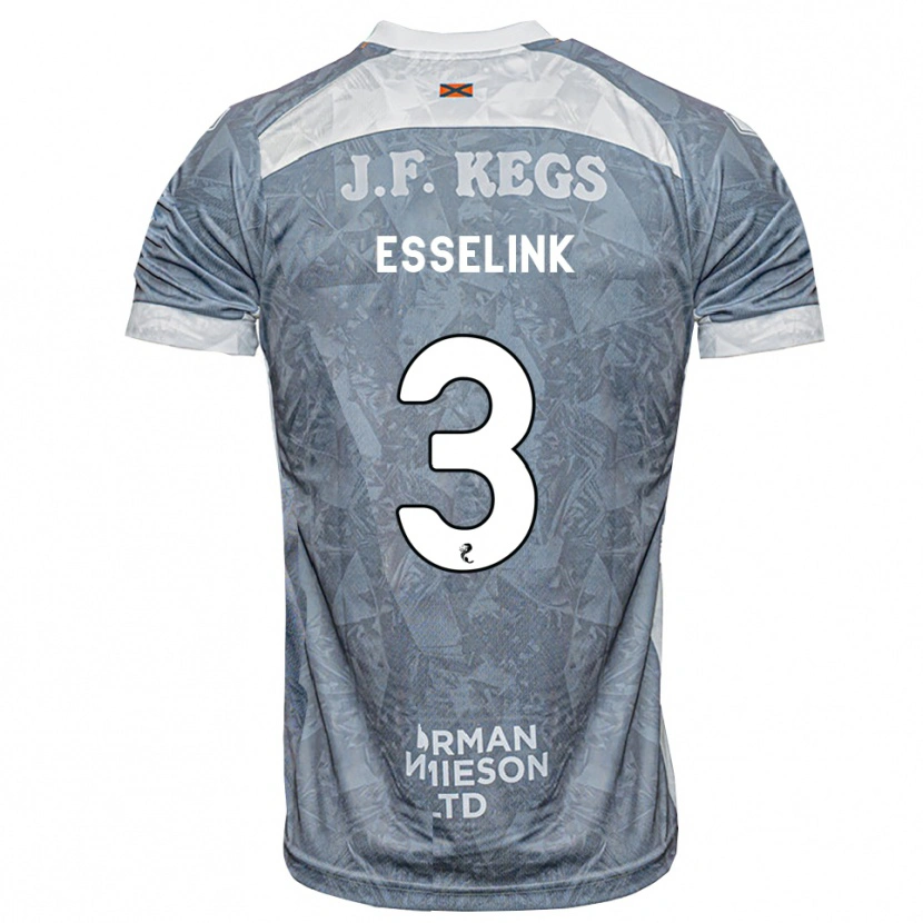 Danxen Damen Bert Esselink #3 Hellgrau Auswärtstrikot Trikot 2026/27 T-Shirt Österreich