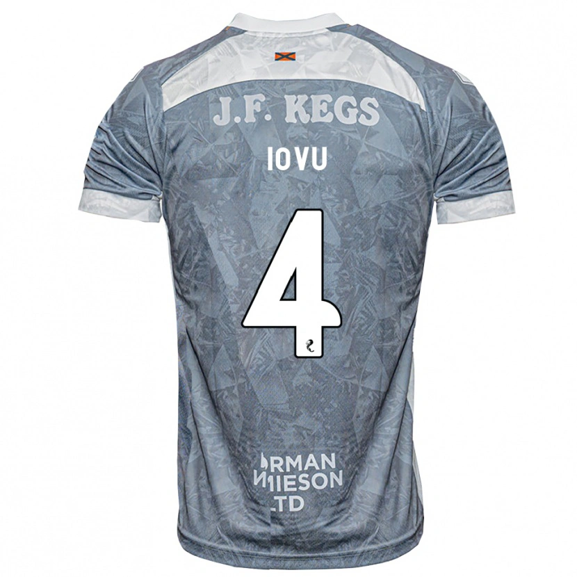 Danxen Damen Iurie Iovu #4 Hellgrau Auswärtstrikot Trikot 2026/27 T-Shirt Österreich