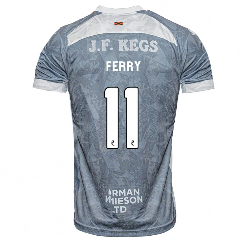 Danxen Damen Will Ferry #11 Hellgrau Auswärtstrikot Trikot 2026/27 T-Shirt Österreich