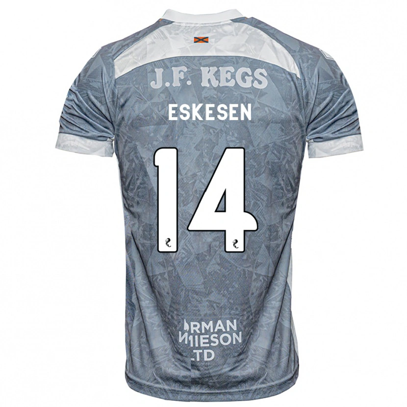 Danxen Damen Julius Eskesen #14 Hellgrau Auswärtstrikot Trikot 2026/27 T-Shirt Österreich