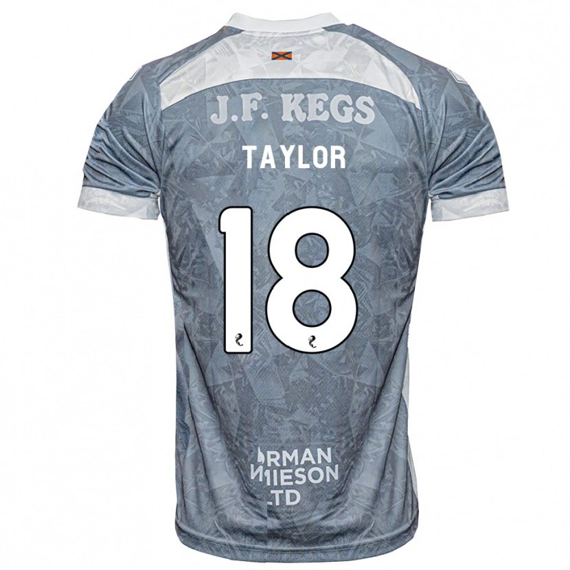 Danxen Damen Amy Taylor #18 Hellgrau Auswärtstrikot Trikot 2026/27 T-Shirt Österreich