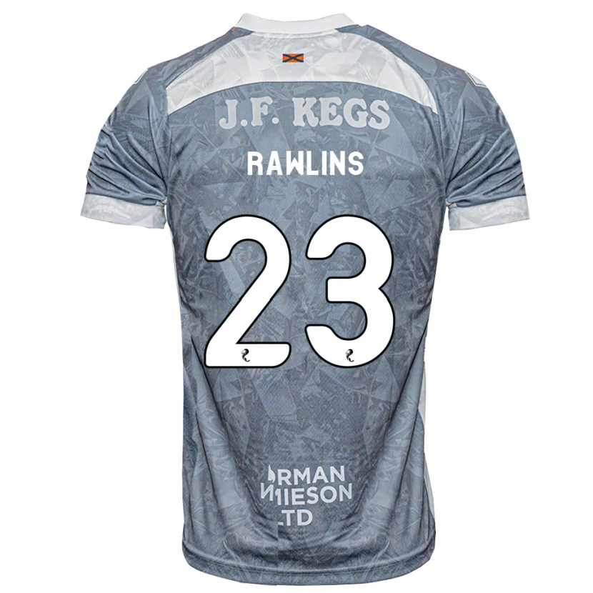 Danxen Damen Joshua Rawlins #23 Hellgrau Auswärtstrikot Trikot 2026/27 T-Shirt Österreich