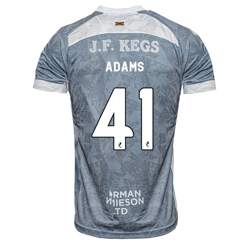 Danxen Damen Ruairidh Adams #41 Hellgrau Auswärtstrikot Trikot 2026/27 T-Shirt Österreich