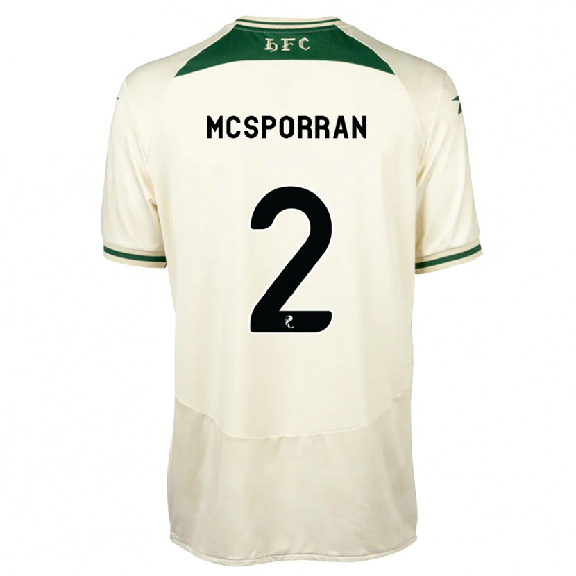 Danxen Damen Arran Mcsporran #2 Weiß Waldgrün Auswärtstrikot Trikot 2026/27 T-Shirt Österreich