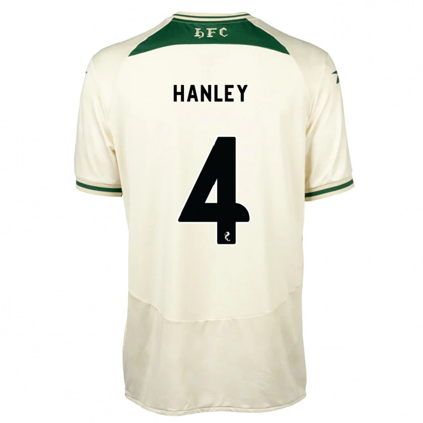 Danxen Damen Grant Hanley #4 Weiß Waldgrün Auswärtstrikot Trikot 2026/27 T-Shirt Österreich