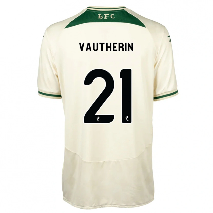 Danxen Damen Sam Vautherin #21 Weiß Waldgrün Auswärtstrikot Trikot 2026/27 T-Shirt Österreich