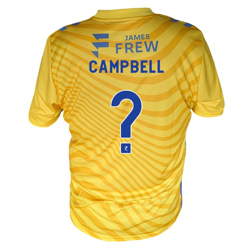 Danxen Damen Jillian Campbell #0 Königsblau Gelb Auswärtstrikot Trikot 2026/27 T-Shirt Österreich