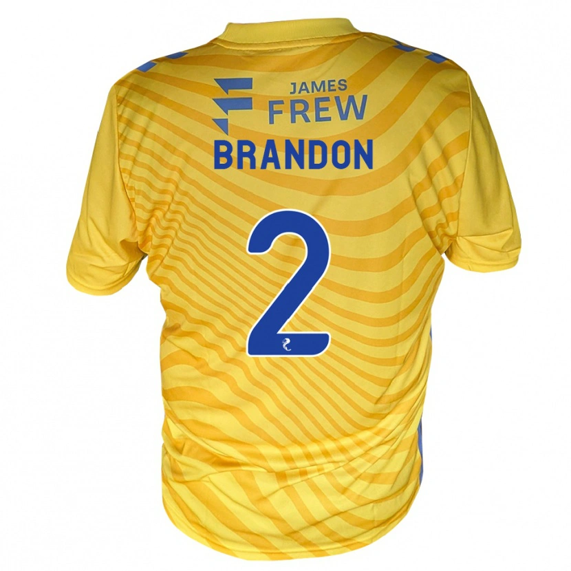 Danxen Damen Jamie Brandon #2 Königsblau Gelb Auswärtstrikot Trikot 2026/27 T-Shirt Österreich