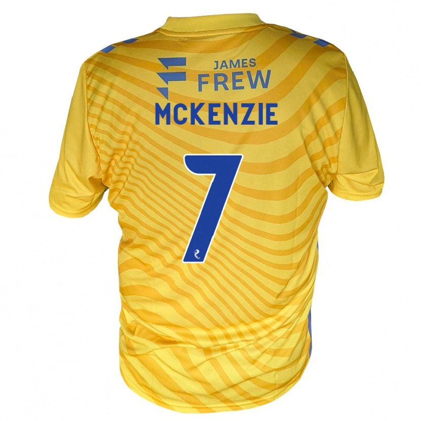 Danxen Damen Rory Mckenzie #7 Königsblau Gelb Auswärtstrikot Trikot 2026/27 T-Shirt Österreich